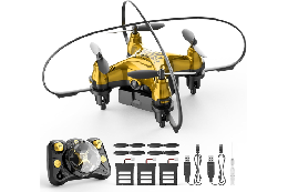 HT02  小型ドローン【100g未満】(ゴールド)【生産終了】